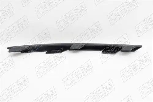 Молдинг бампера заднего правый Volkswagen Polo sedan 5 2015-2020, черный OEM1373R OEMPARTS