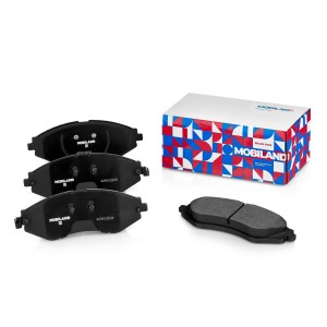 Колодки тормозные дисковые передние (4 шт.) с п/шум. пласт. для а/м CHEVROLET LA 429102530 MOBILAND