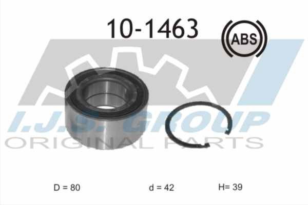 к-кт подшип. перед. ступицы!\ Renault Duster/Fluence 10 >/Megane 08> 101463 IJS GROUP