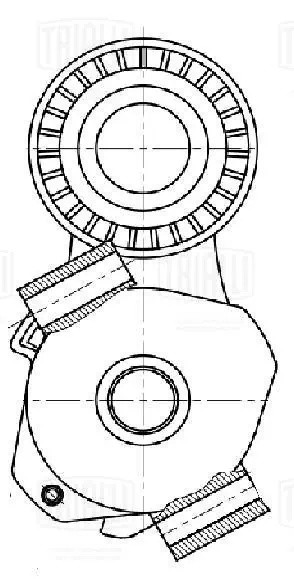 Ролик привод. ремня Ford Transit (06-)/PSA Boxer (06-) 2.2d (с натяж. мех.) (под CM 5434N TRIALLI