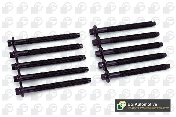 к-кт болтов ГБЦ! 10шт.\ Citroen C5, Peugeot 406 2.0HDi 98> BK4334 BG AUTOMOTIVE