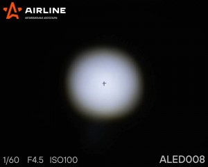 Фара светодиодная квадратная, 4 LED линза 4D, 12W (82х75х75) 12/24V (ALED008) ALED008 AIRLINE