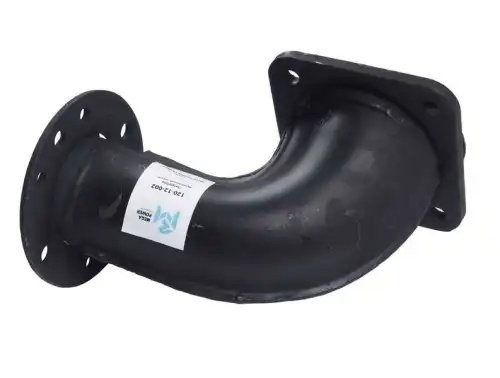 Патрубок КАМАЗ-ЕВРО приемный короткий (под 8 шпилек) нержавейка MEGAPOWER 120-12-002 MEGA POWER