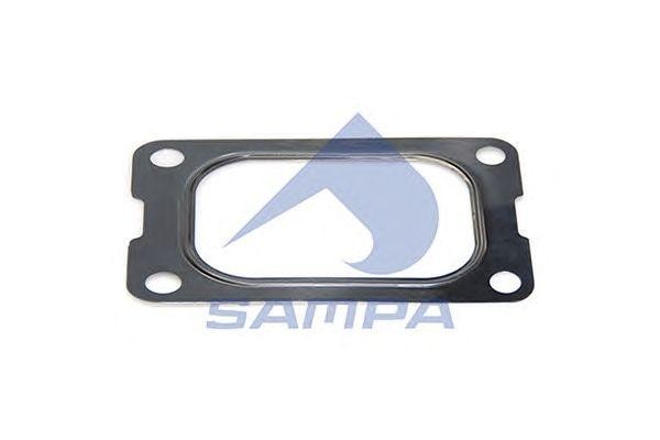 Прокладка VOLVO F,FH,FL,FM12,FH16 RENAULT Kerax,Magnum турбокомпрессора (прямоуг 033.434 SAMPA