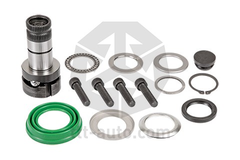 р/к дискового тормоза! 15(мр) вал шлицевой, болты, шайбы, пыльник, упл. лев. Wab 17516 TTT AUTO