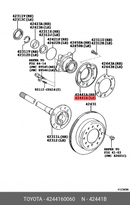 TOYOTA LAND CRUISER (150)-PRADO (2009>) 42441-60060 TOYOTA