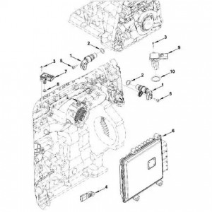 Датчик массового расхода воздуха 3302 дв.Cummins ISF 2.8 (ДМРВ) (Евро 4) (490341 0405 HAFFEN