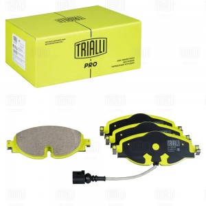 Колодки торм. для а/м Skoda Rapid (12-)/Octavia (13-) диск. перед. (датч.) (кера PF1804CR TRIALLI