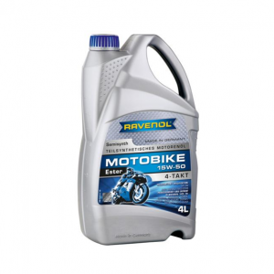 Масло моторное для 4-х тактных двигателей RAVENOL ESTER 4T 15W50 синт.4л 1172113-004 RAVENOL