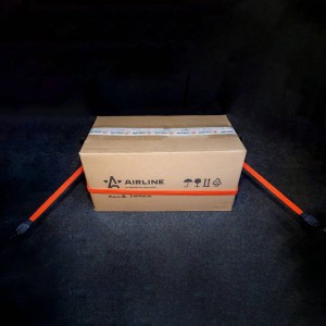 Набор резинок в багажник (80 см) "AIRLINE" (пластик, крючки, D-20 мм) (2 шт.) AS-R-08 AIRLINE