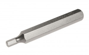 Бита HEX H5х75мм 10мм 6-ти гранная удлиненная S2 JTC JTC1357505 JTC TOOLS