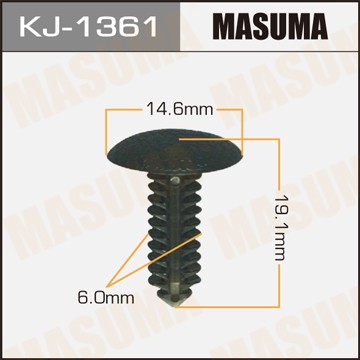 Пистон обивки универсальный MASUMA KJ1361 MASUMA