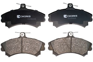 Тормозные колодки передние, Low Metallic C11CR0238 C11CR0238 CWORKS