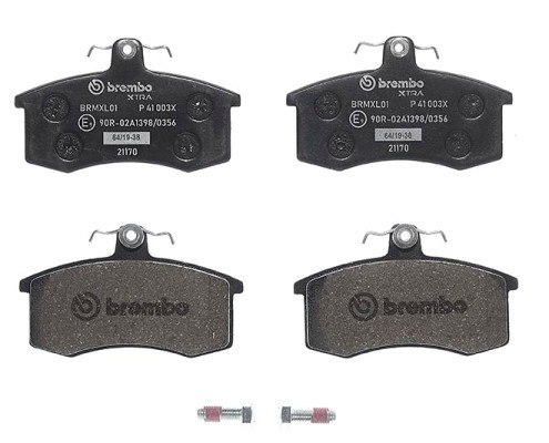 P41003X колодки дисковые передние!\ LADA 2108-2112 1.1-1.5 16V 86> P41003X BREMBO