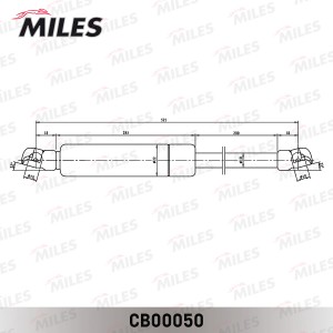 Амортизатор крышки багажника VW TIGUAN (Lesjofors 81 950 68) CB00050 CB00050 MILES