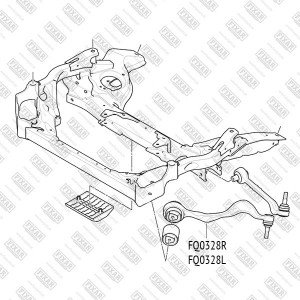 Рычаг подвески передний верхний левый BMW 1(E87)/ 3(E90) 04- FQ0328L FQ0328L FIXAR