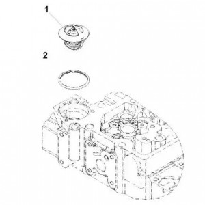 Термостат 3310 Валдай ISF 3.8, КАМАЗ ISBe (Haffen) 0156 HAFFEN