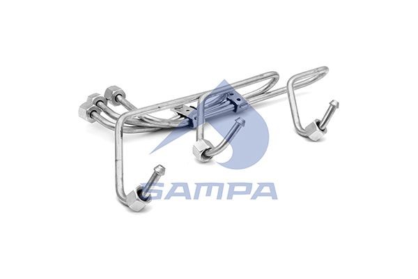 Трубки высокого давления к-т 1-3 цил. Renault Kerax/Premium 080743 SAMPA