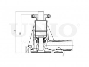 Помпа водяная WAP-10125 UNIO