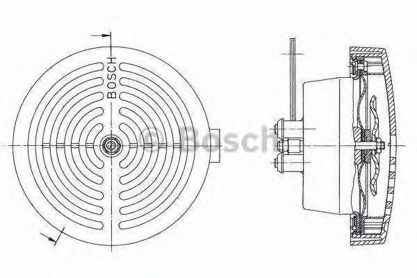 Сигнал звуковой 12V BOSCH 0320223025 BOSCH