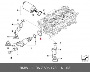 BMW 34*3,5*41 11 36 7 506 178 BMW