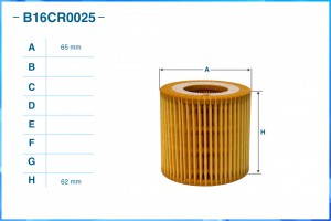 Фильтр масляный элемент B16CR0025 B16CR0025 CWORKS