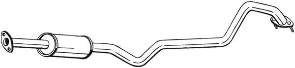 Глушитель NISSAN Almera (N16E) средняя часть BOSAL 285-417 BOSAL