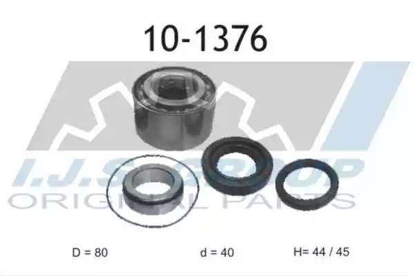 к-кт подшипника ступицы! задней\ Mitsubishi Pajero ll/lll 90> 101376 IJS GROUP