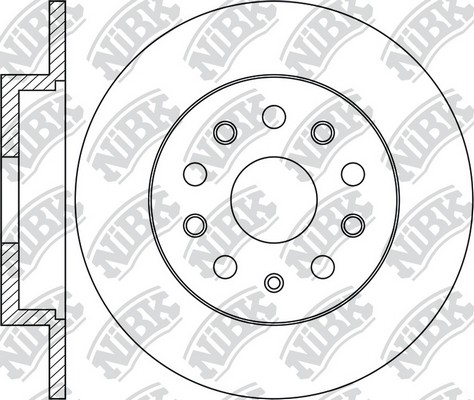 Диск тормозной AUDI Q3 11-/VW PASSAT 14-/TIGUAN 16-  RN1735 RN1735 NIBK