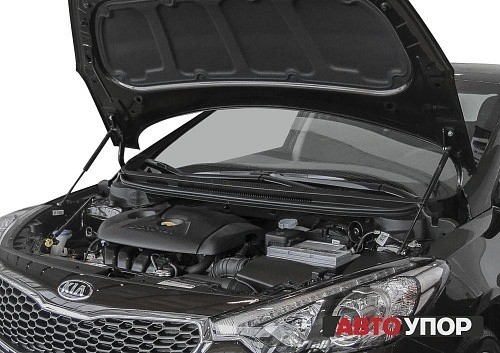 Амортизатор KIA Cerato (13-) капота (пружина газовая) комплект 2шт. АВТОУПОР UKICER012 AVTOUPOR