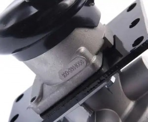 Кран ЗИЛ,КАМАЗ,МАЗ тормозной 2-х секционный с рычагом MEGAPOWER 350-16-002 MEGA POWER