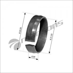 BPW ECO (>1996) Втулка центровочная для односкатных осей 22x25x6 300.336 MANSONS