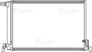 Радиатор кондиц. для а/м Audi Q7 (15-)/Volkswagen Touareg (18-) 2.0T/3.0Т/3.0TD  LRAC 1860 LUZAR