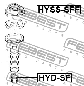 Опора амортизатора HYSS-SFF HYSS-SFF FEBEST