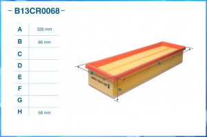 Фильтр воздушный B13CR0068 B13CR0068 CWORKS