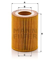 BMW 1-SERIE F20/F21 (2011-2019) HU7003X MANN FILTER
