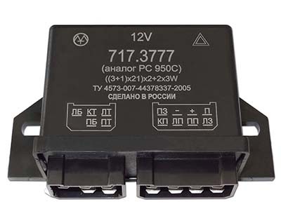 Реле поворота ЗИЛ-5301,4331 12V ЭНЕРГОМАШ 7173777 ENERGOMASH