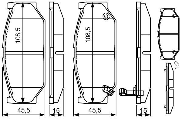 SUZUKI SWIFT (2004>) 0 986 495 308 BOSCH
