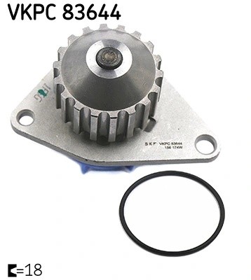 помпа!\ Citroen Xsara/C2/C3, Peugeot 206/306/307 1.1i/1.4i 96> VKPC83644 SKF