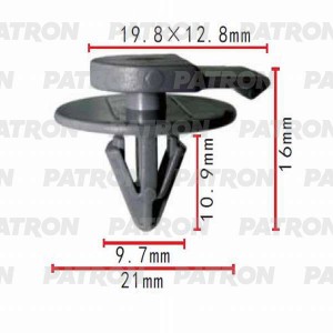 КРЕПЕЖ ДЛЯ ПОДКРЫЛКОВ MINI R57-COOPER P370497 PATRON
