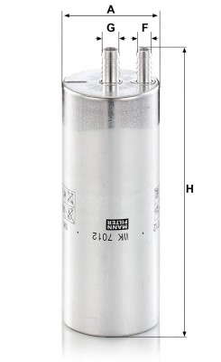 AUDI A6 (C8,4K) 2018> WK 7012 MANN FILTER