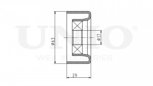 Ролик натяжной приводного ремня TNS-10290 UNIO