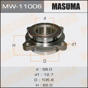Ступичный узел  Masuma MW11006 MW-11006 MASUMA