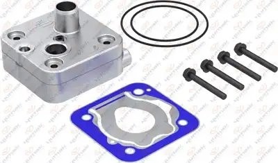 Головка блока компрессора РМК. Крышка цилиндра, прокладка, уплотнительные кольца RK01155 YUMAK
