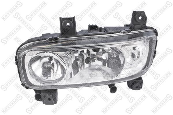 фара! левая стекло рифленое H7/H1 коррект. ручн. с противотум.\ MB Atego I 8733077SX STELLOX
