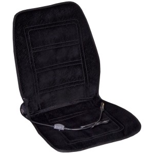 Накидка на сиденье с подогревом 12V с терморегулятором черная SKYWAY S02201018 SKYWAY