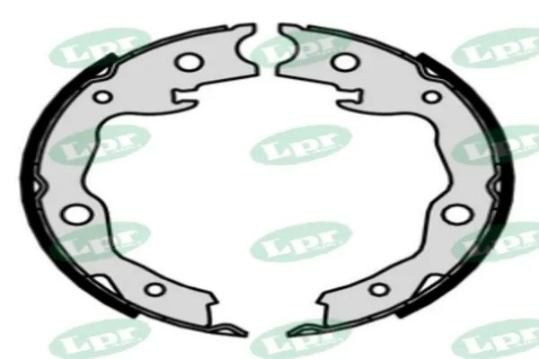 Колодки барабанные 09870 09870 LPR