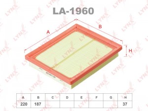 Фильтр воздушный LA-1960 LYNXAUTO