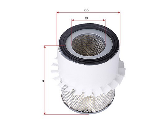 Фильтр воздушный MITSUBISHI PAJERO 2.8TD/3.0V6 94- AS1034 AS1034 SAKURA