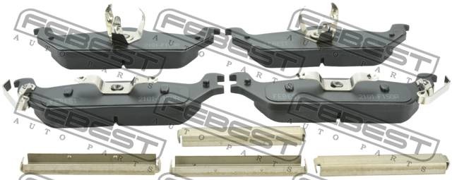 колодки дисковые задние!\ Ford F150 04-09 2101-F150R FEBEST